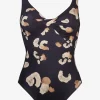 Maryan Mehlhorn Abstraction Twist Front Swimsuit Best