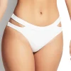 Seafolly Active Split Band Hipster Bikini Bottom - White New