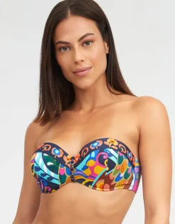 Nuria Ferrer Aida Bandeau Bikini Top Clearance