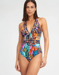 Nuria Ferrer Aida Plunge Swimsuit Outlet