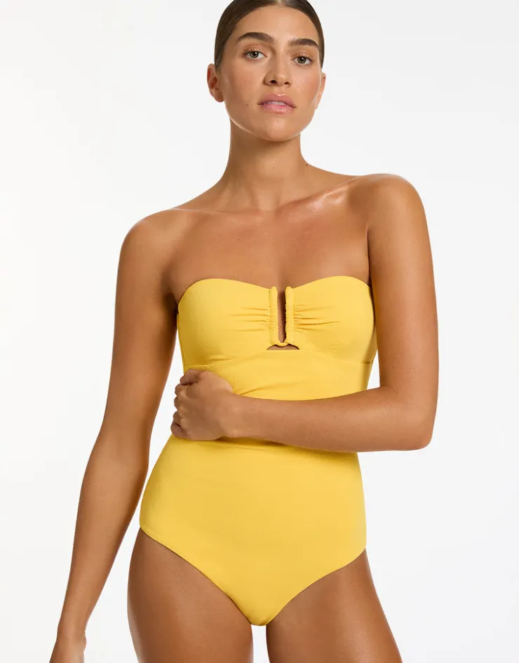 Jets Alessia Bandeau Swimsuit - Sunflower New