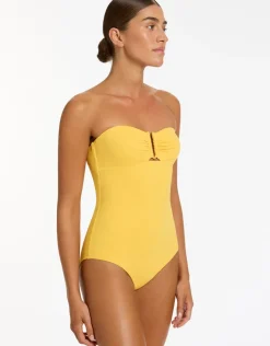 Jets Alessia Bandeau Swimsuit - Sunflower New