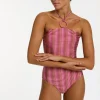 Jets Alessia Geo Halter Swimsuit - Peony Best