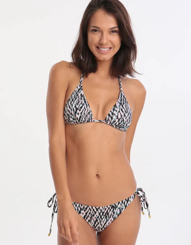 Jo Severin Alicia Ring Tie Bikini Bottom - Abstract Sale