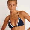 Banana Moon Allchic Bluco Triangle Bikini Top - Navy New