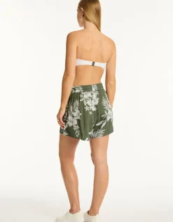 Sea Level Aloha Beach Shorts - Khaki Fashion