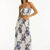 Sea Level Aloha Beach Skirt - White Outlet