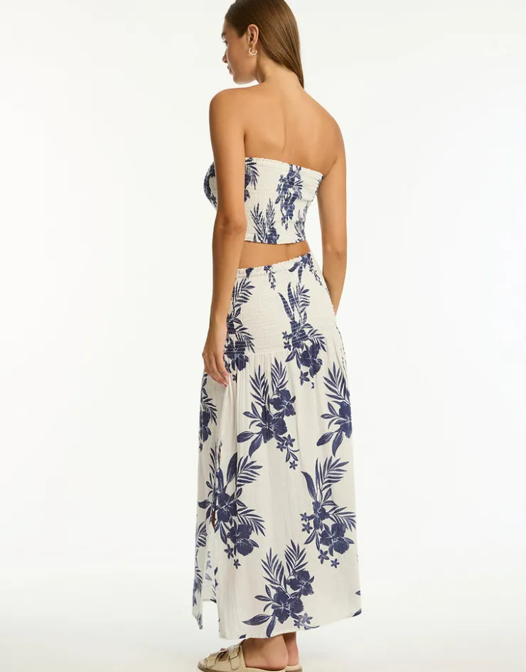 Sea Level Aloha Beach Skirt - White Outlet
