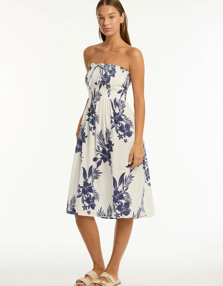Sea Level Aloha Beach Skirt - White Outlet