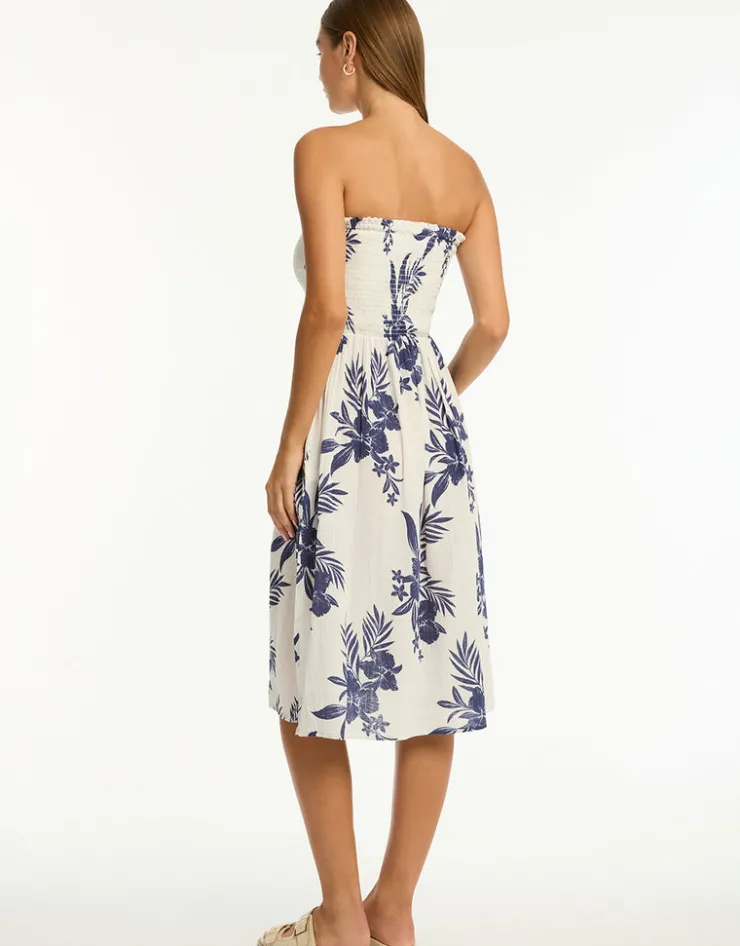 Sea Level Aloha Beach Skirt - White Outlet