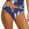 Sea Level Aloha Mid Bikini Pant - French Navy Outlet
