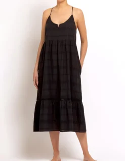 Heidi Klein Amalfi Scoop Neck Dress - Black Online