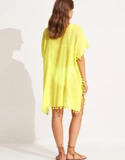 Seafolly Amnesia Kaftan - Celery Online