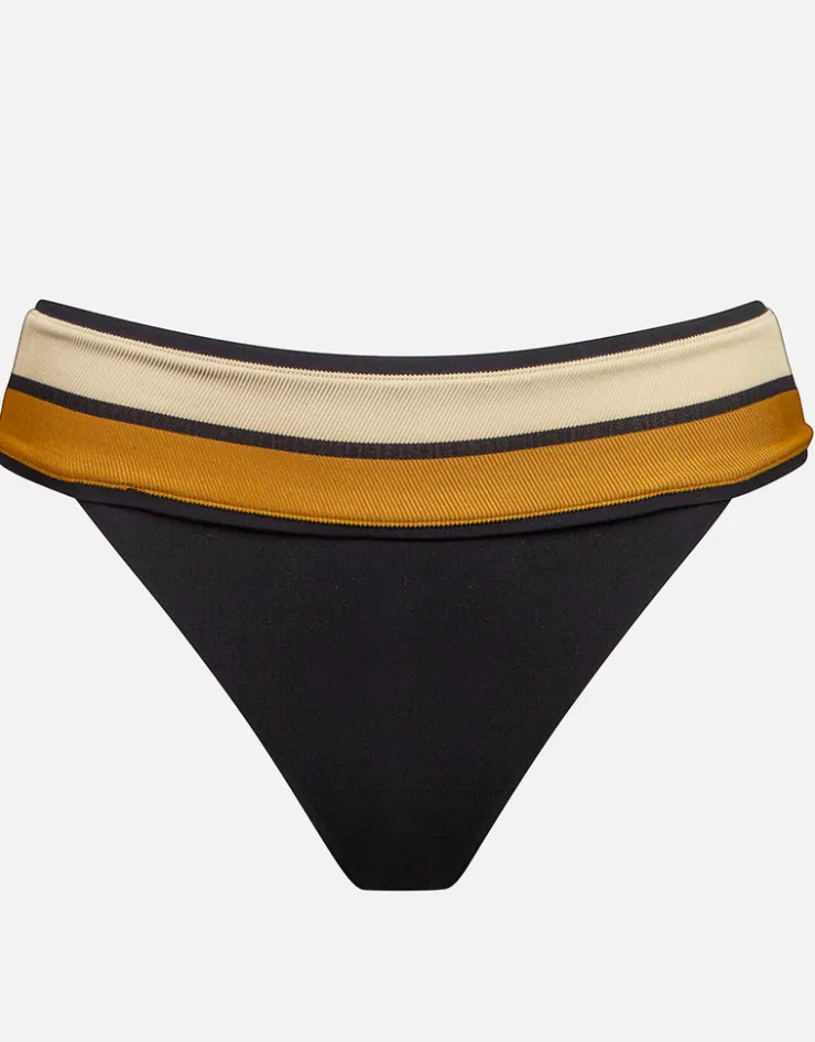 Maryan Mehlhorn Antagonist Bikini Pant - Black Sand Caramel Online