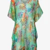 Charmline Aquarius Fantasy Beach Tunic - Aqua Outlet