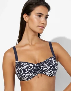 Lidea Arabesque Mood Underwired Bikini Top - Canvas Blue Sale