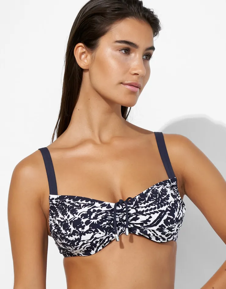 Lidea Arabesque Mood Underwired Bikini Top - Canvas Blue Sale