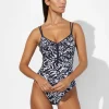 Lidea Arabesque Mood Underwired Swimsuit - Canvas Blue Outlet
