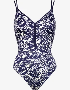 Lidea Arabesque Mood Underwired Swimsuit - Canvas Blue Outlet