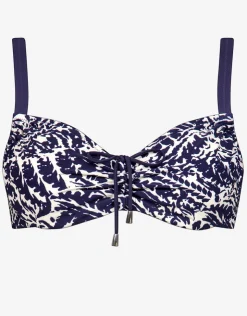 Lidea Arabesque Mood Underwired Bikini Top - Canvas Blue Sale