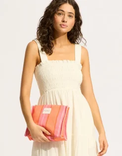 Seafolly Aurora Pouch Bag - Peach New