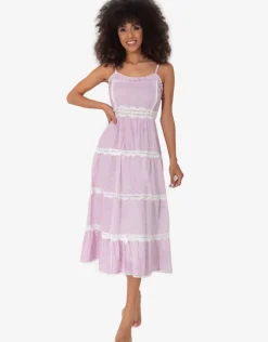 Iconique Ava Strappy Maxi Dress - Pink Hot