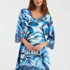 Nuria Ferrer Azura Dress - Blue and White Sale