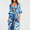 Nuria Ferrer Azura Kimono - Blue and White Online