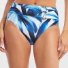 Nuria Ferrer Azura Maxi Bikini Pant - Blue and White Discount