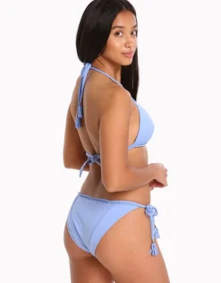 Paolita Bahari Blue Zera Braided Tie Bikini Bottom - Blue Clearance