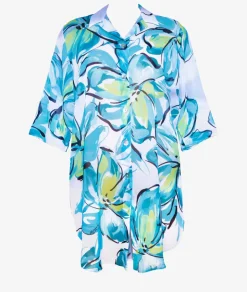 Roidal Bali Beach Shirt - Green Discount