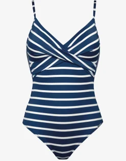 Lidea Bay Games Twist Front Swimsuit - Sea White New