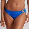 Lauren Ralph Lauren Beach Club Solids Macrame Ring Bikini Pant - Electric Blue Outlet