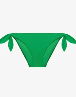 Lauren Ralph Lauren Beach Club Solids Side Tie Scoop Hipster Bikini Pant - Palm Green Outlet