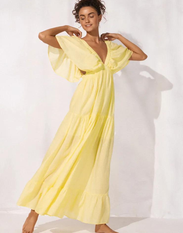 Watercult Beach Dress - Celestial Yellow Sale