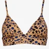 Watercult Beach Pebbles Bralette Bikini Top - Black Sandstone Outlet