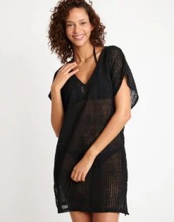 Banana Moon Beachsoul Zinia Beach Tunic - Black Hot