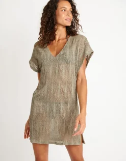Banana Moon Beachsoul Zinia Beach Tunic - Khaki Clearance