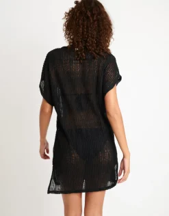 Banana Moon Beachsoul Zinia Beach Tunic - Black Hot