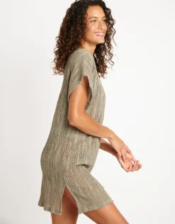 Banana Moon Beachsoul Zinia Beach Tunic - Khaki Clearance