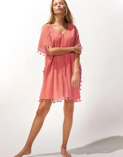 Watercult Beachwear Kaftan - Vintage Pink Discount