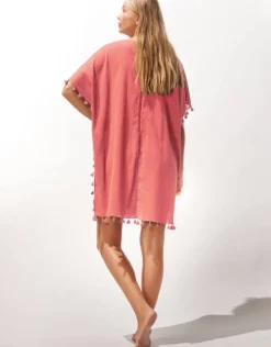 Watercult Beachwear Kaftan - Vintage Pink Discount