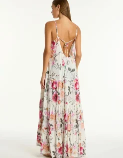 Sea Level Belle Tiered Maxi Sundress - Coconut Outlet