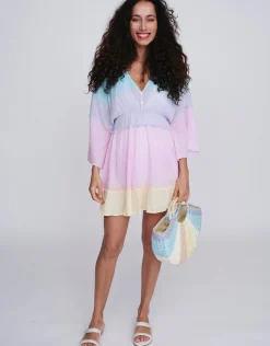 Pia Rossini Biarritz Beach Dress - Pastels Fashion