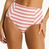 Sea Level Biarritz Panelled High Waist Bikini Pant - Flame Clearance