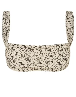 Peony Bisou Vacances Crop Bikini Top - Ditsy Floral Best