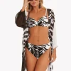 Roidal Black and White Underwired Bikini Set Fashion