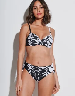 Roidal Black and White Underwired Bikini Set Fashion