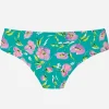 Tessy Blume Wide Side Bikini Pant - Mint Floral Discount