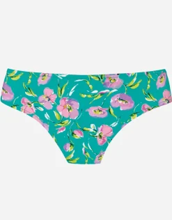 Tessy Blume Wide Side Bikini Pant - Mint Floral Discount